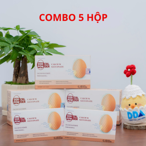 [COMBO 5 HỘP] Thực Phẩm Bảo Vệ Sức Khỏe DDA-CAL POWDER