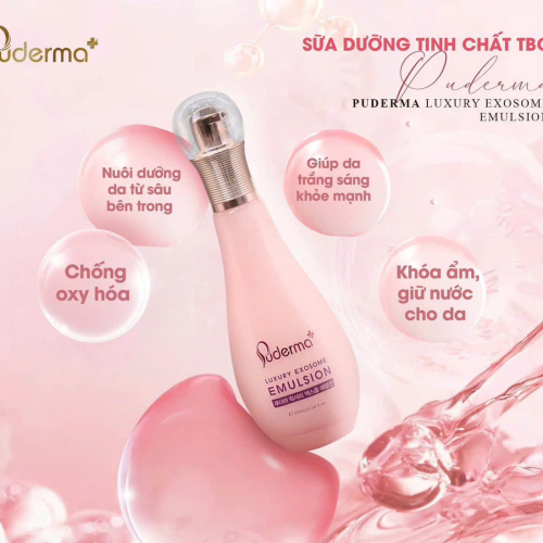 Sữa dưỡng tinh chất tế bào gốc PUDERMA luxury exosome emulsion	Hộp 1 lọ	100ml
