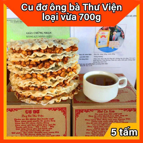 Kẹo cu đơ ông bà Thư Viện (tiêu chuẩn, loại vừa) chính gốc, đặc sản Hà Tĩnh