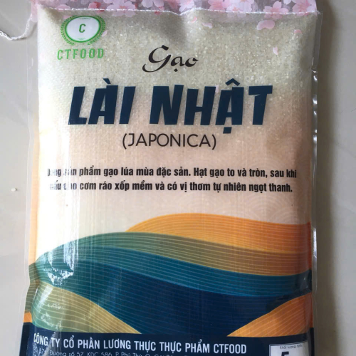 Gạo Lài Nhật Japonica CTFOOD 5kg