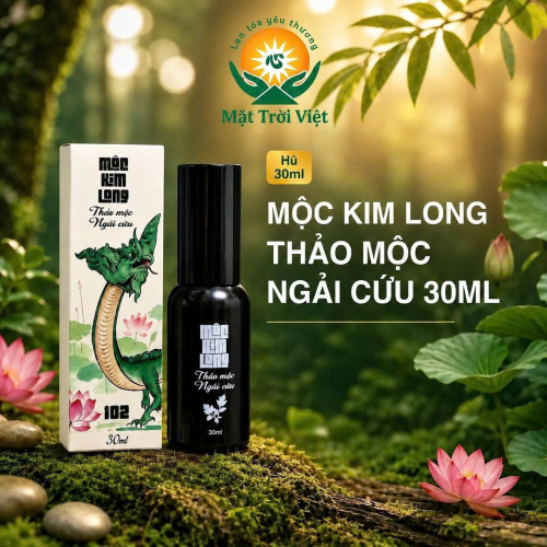 MỘC KIM LONG -THẢO MỘC NGÃI CỨU 30ML
